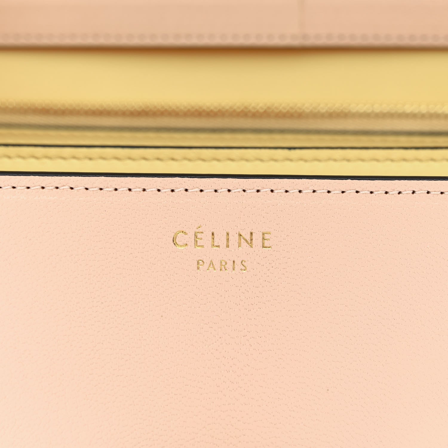 Celine Shiny Goatskin Medium Classic Box Flap Bag Blush 6 of 12