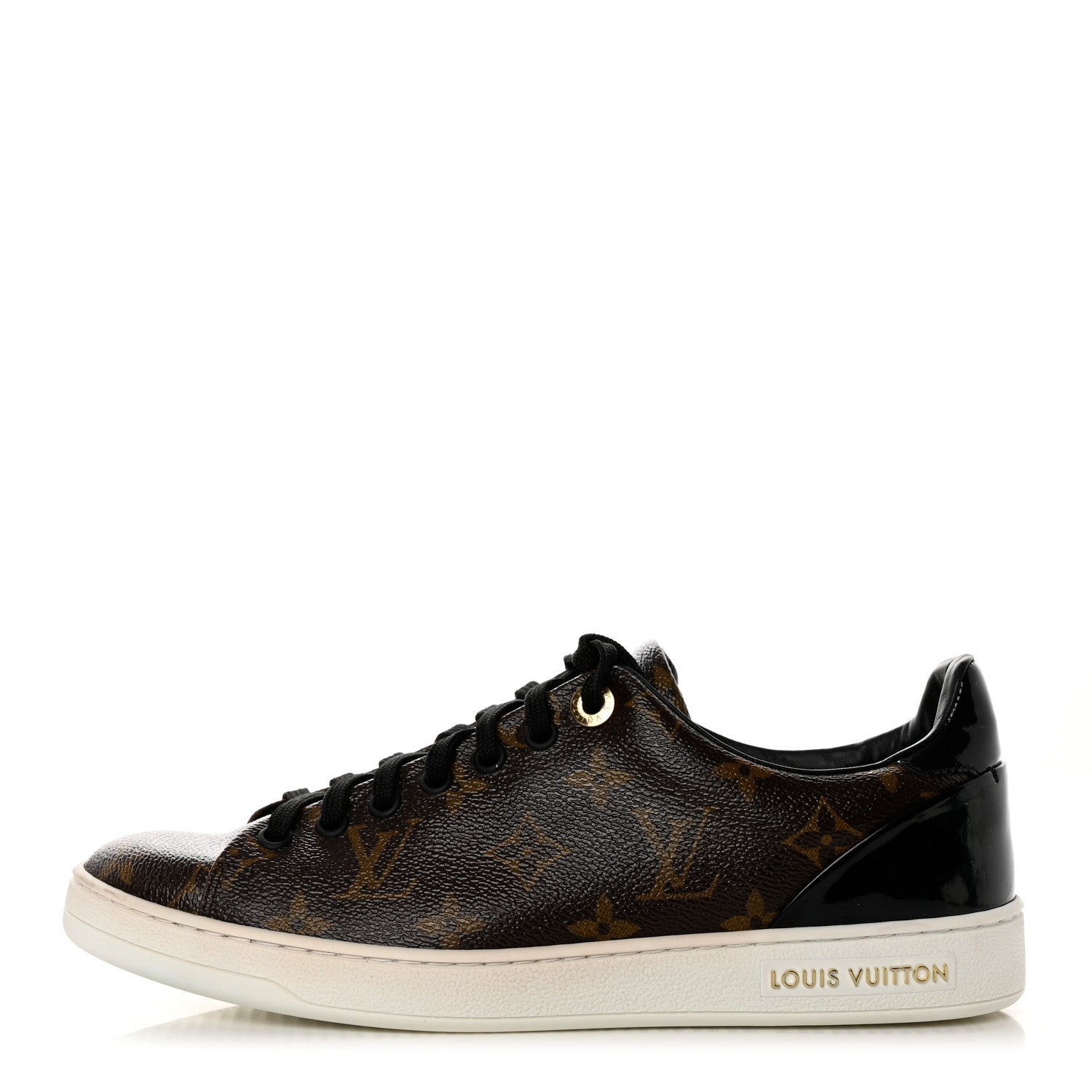 Louis Vuitton Patent Monogram Frontrow Sneakers 38 1 of 9