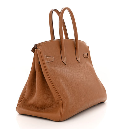 Hermes Togo Birkin 35 Gold 3 of 14