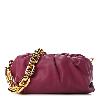 Bottega Veneta Calfskin The Pouch Chain Cinnabar 1 of 8