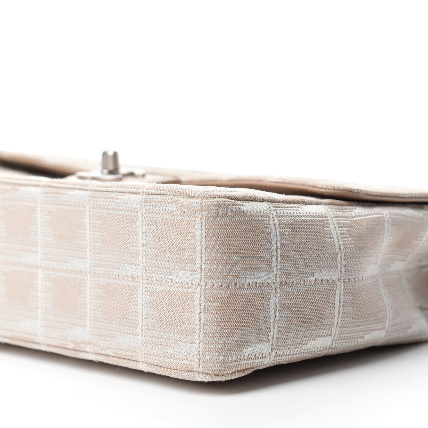 Chanel Nylon Medium Travel Flap Light Beige 7 of 13