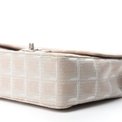 Chanel Nylon Medium Travel Flap Light Beige 7 of 13