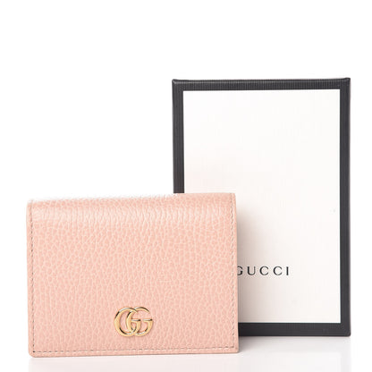Gucci Dollar Calfskin GG Marmont Card Case Perfect Pink 8 of 8