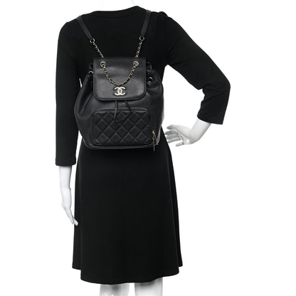 Chanel Caviar Quilted Business Affinity Backpack Black 2 of 10