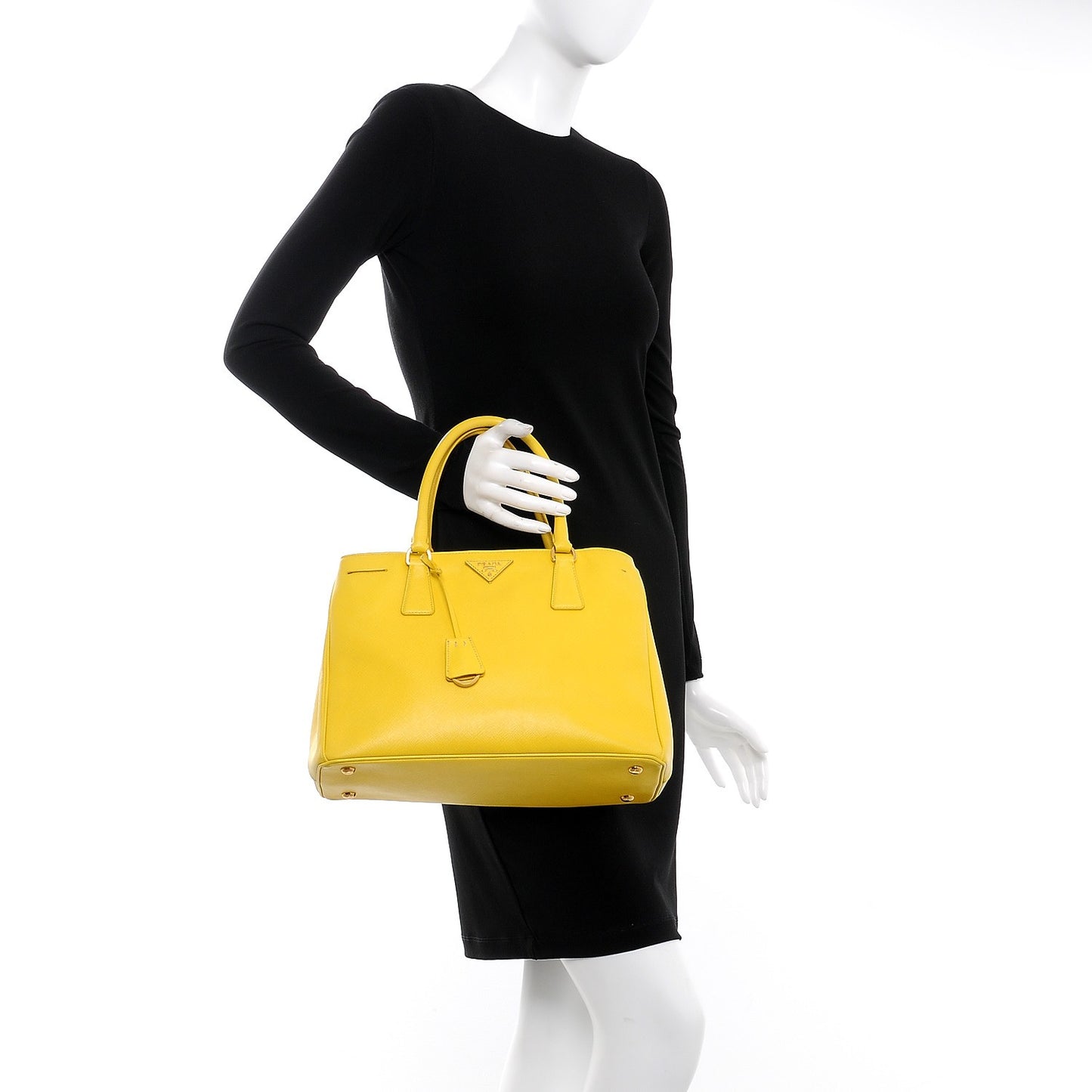 Saffiano Lux Medium Tote Girasole