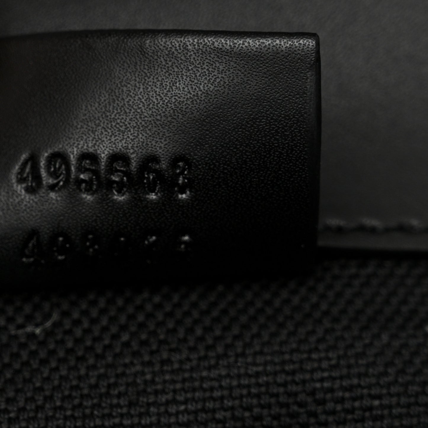 Soft GG Supreme Monogram Appia Calfskin Web Double Buckle Backpack Black