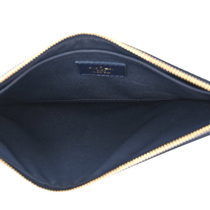 Louis Vuitton Monoglam Neverfull MM Blue 7 of 12