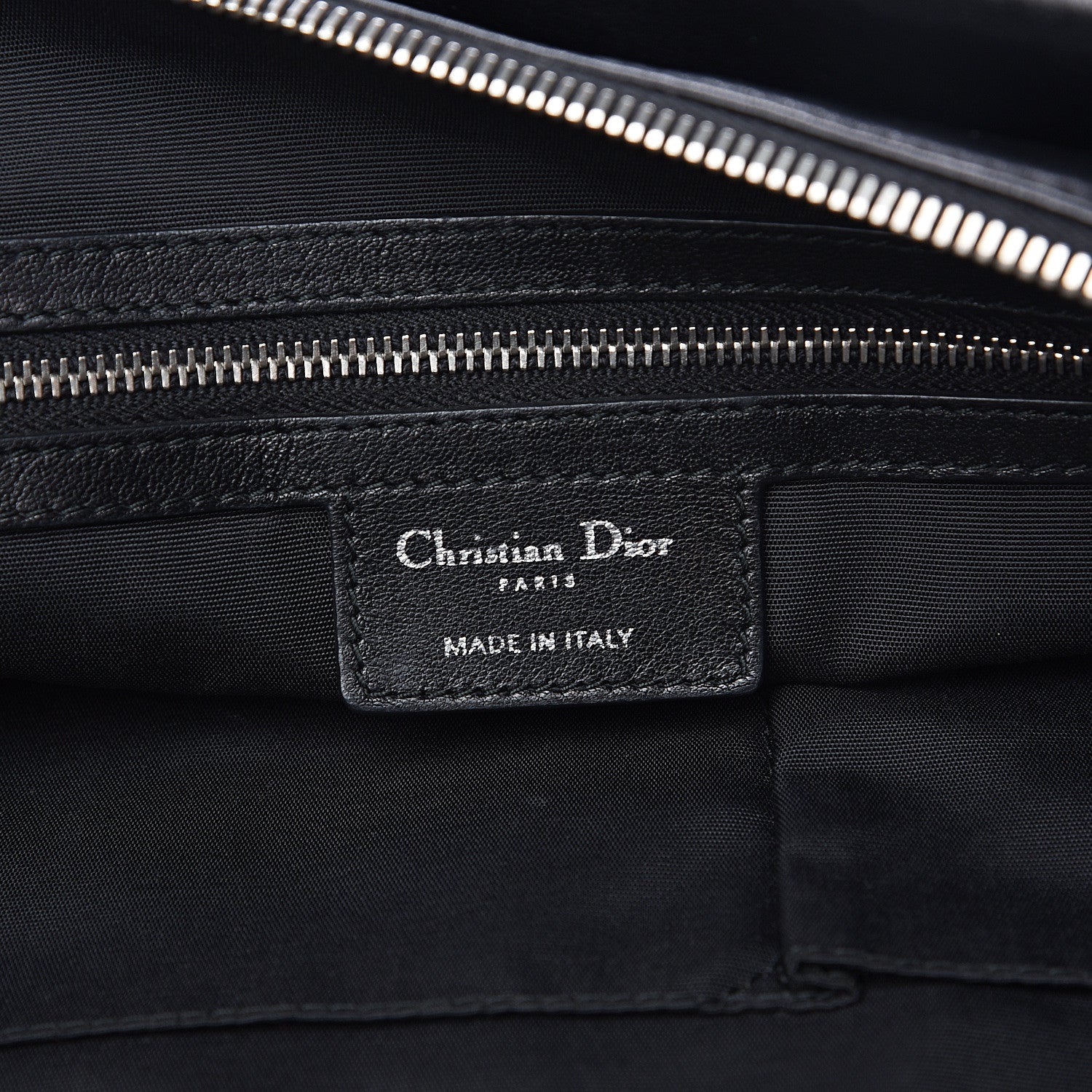 Christian Dior Lambskin Cannage Medium Granville Tote Black 5 of 12