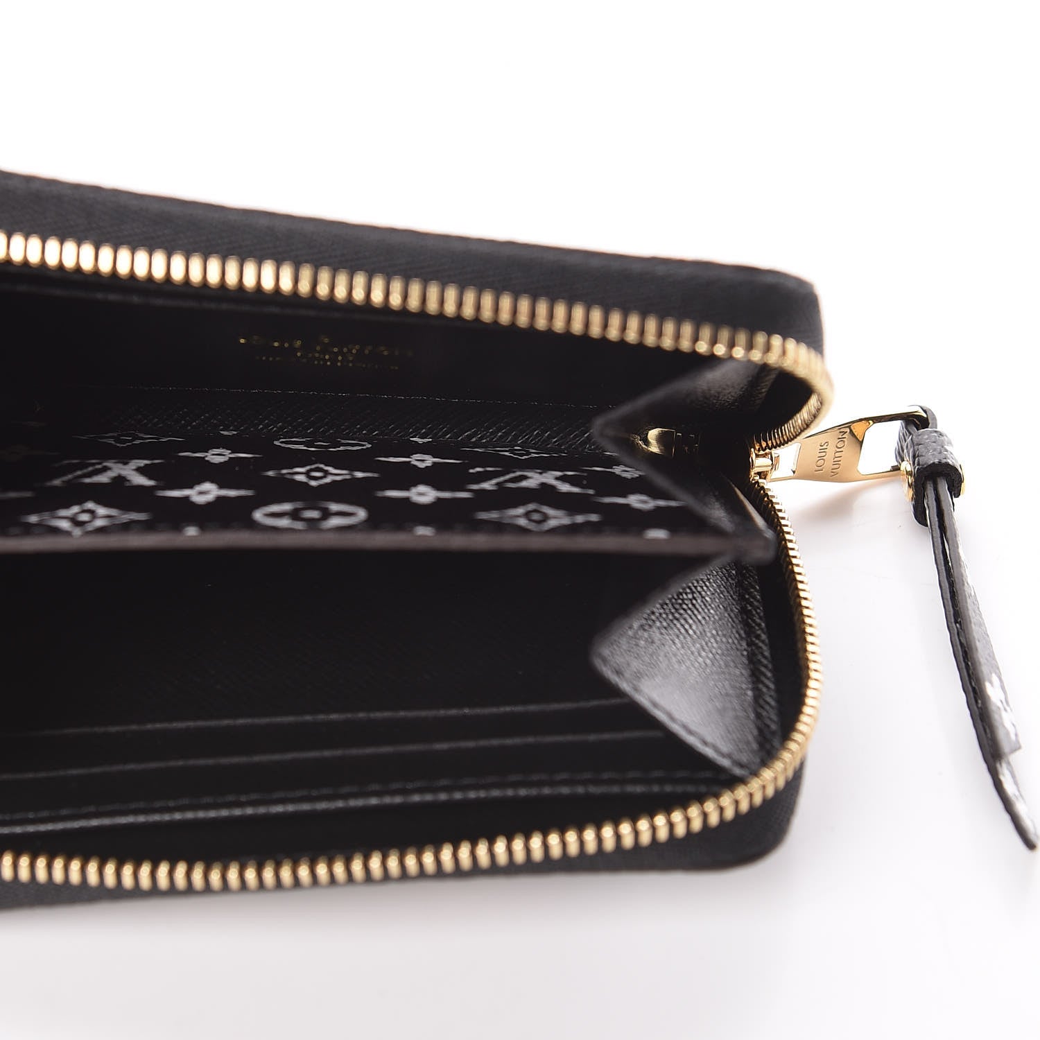 Louis Vuitton Monogram Giant Jungle Zippy Coin Purse Black 5 of 8