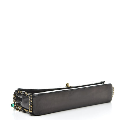Chanel Lambskin East West Chocolate Bar Flap Black 4 of 16