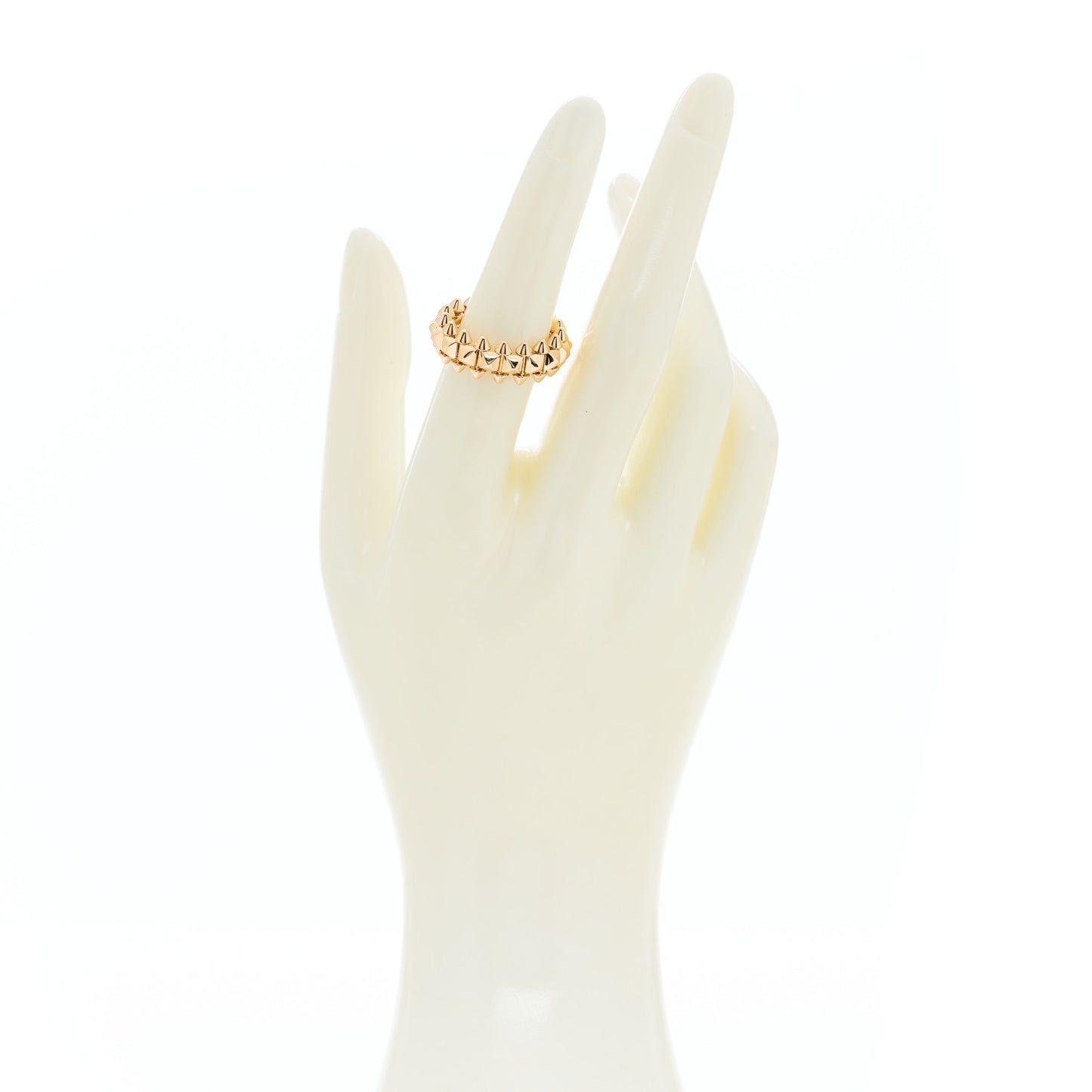 18K Pink Gold MM Clash De Cartier Ring 52 6