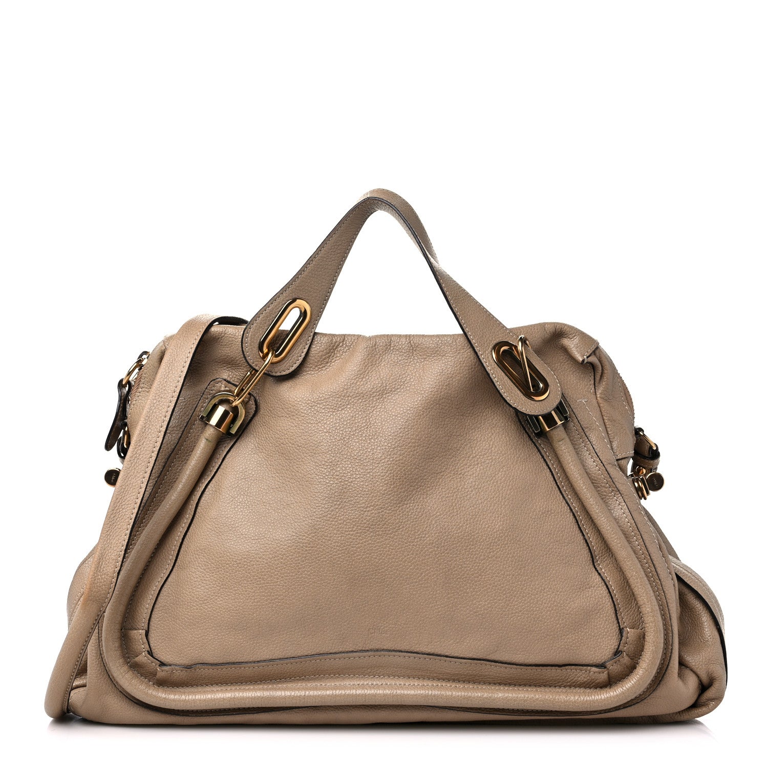 Chloe Calfskin Medium PARATY Barbour Khaki 1 of 15