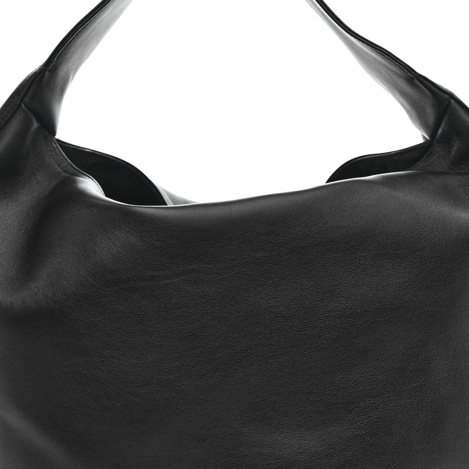 Bottega Veneta Silky Calfskin Large Hop Black 17 of 21