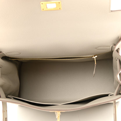 Hermes Togo Kelly Retourne 28 Beton 5 of 11