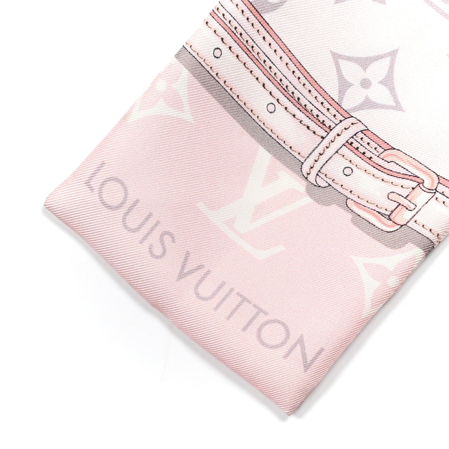 Silk Monogram Confidential Bandeau Light Pink