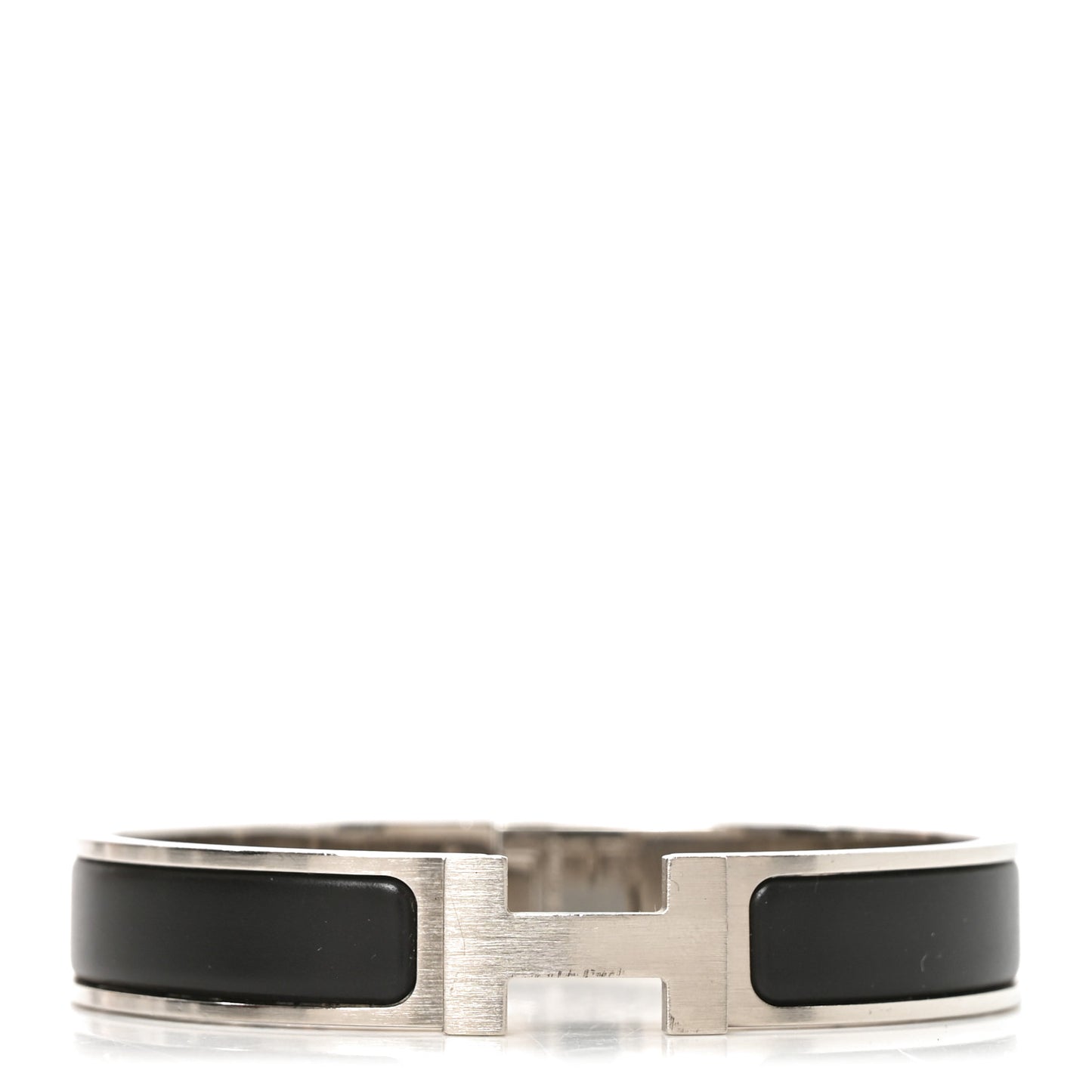 Matte Enamel Narrow Clic Clac HH Bracelet T4 Black