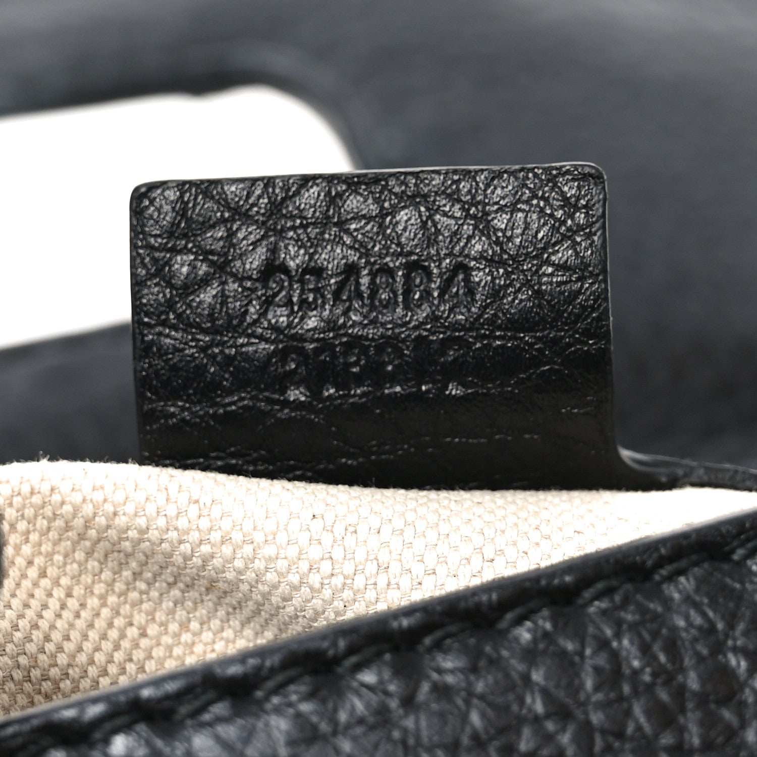 Gucci Cellarius Calfskin Medium New Bamboo Top Handle Bag Black 7 of 10