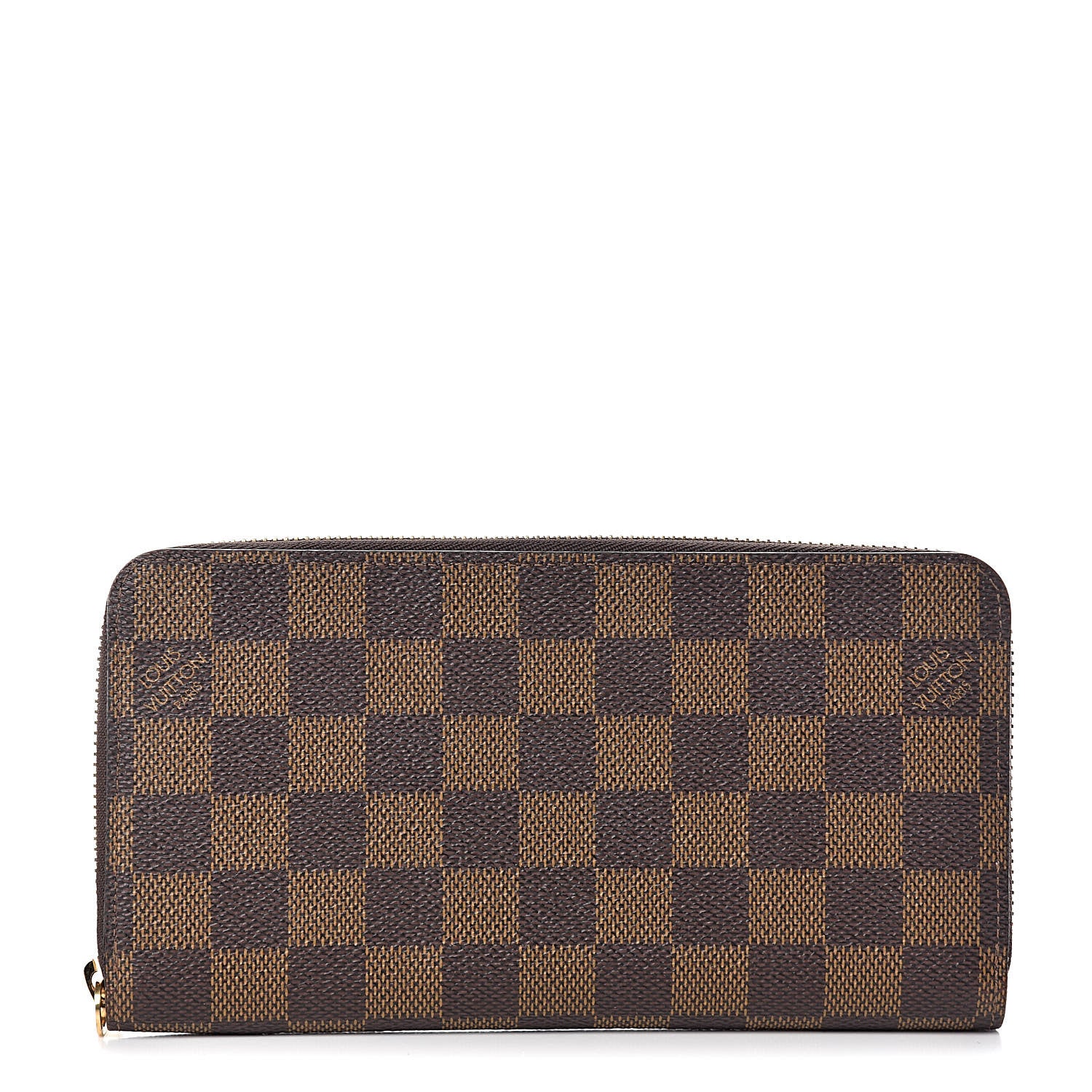 Louis Vuitton Damier Ebene Zippy Wallet Rose Ballerine 1 of 7