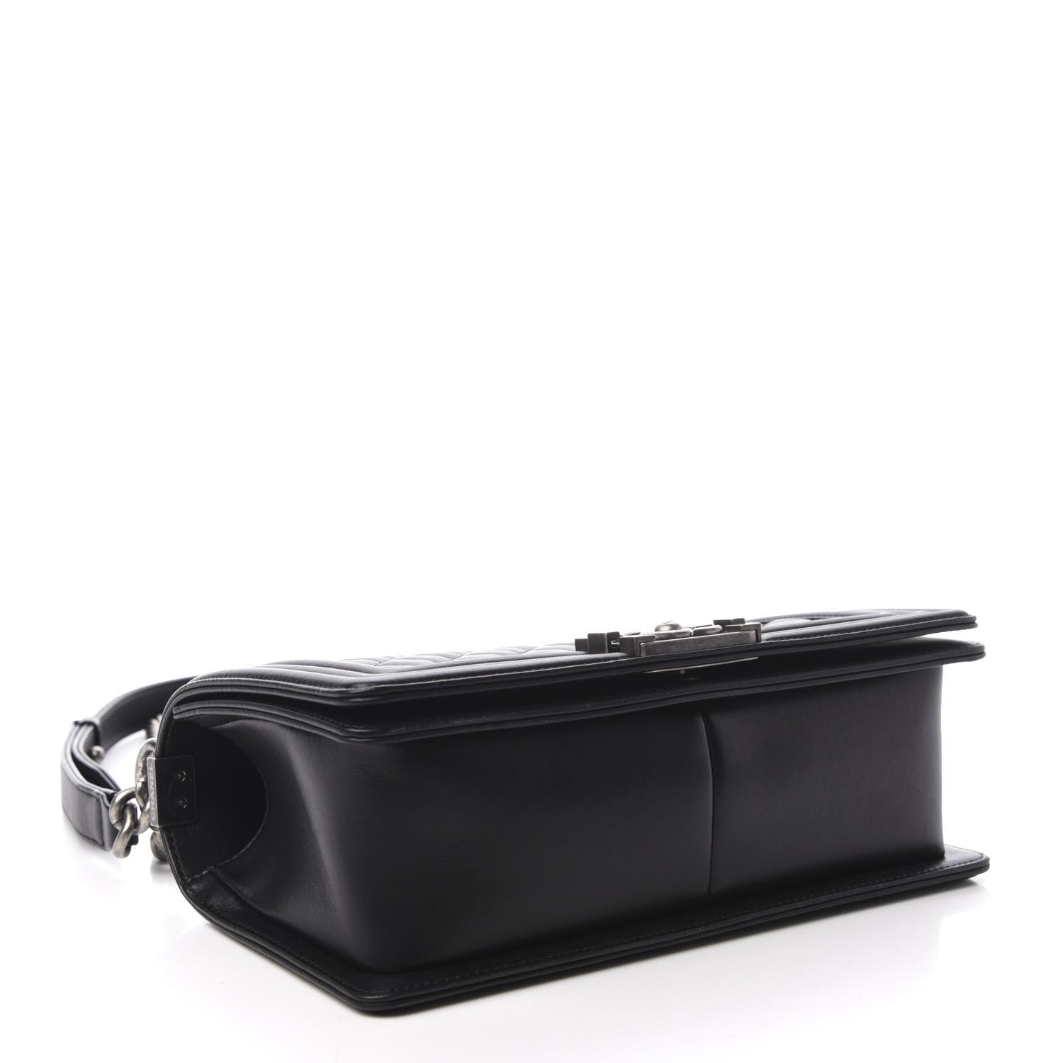 Chanel Calfskin Quilted Medium Boy Flap Black 4 of 11