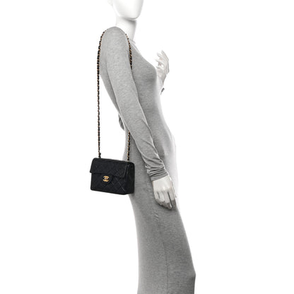 Chanel Lambskin Quilted Mini Square Flap Black 2 of 13