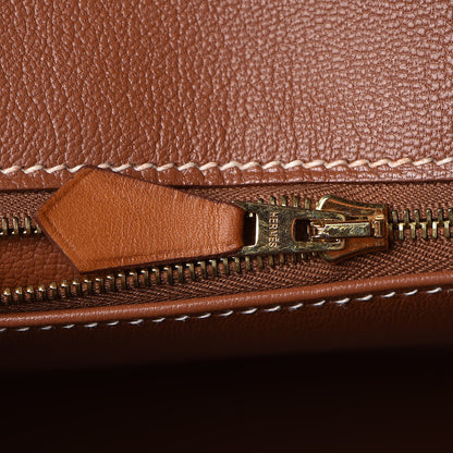 Hermes Natural Barenia Birkin 40 Fauve 16 of 31