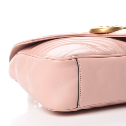 Gucci Calfskin Matelasse Medium GG Marmont Shoulder Bag Perfect Pink 5 of 9