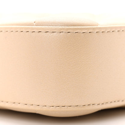 Chanel Iridescent Lambskin Quilted Pearl Clutch With Chain Beige 13 of 14