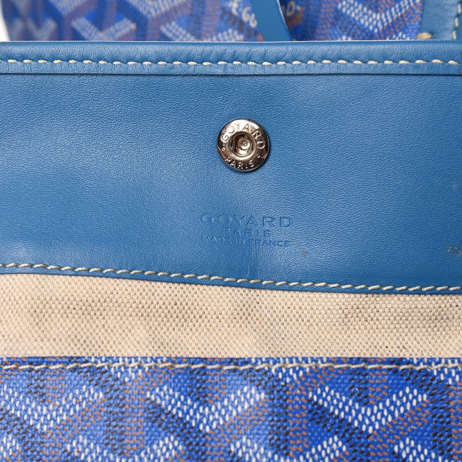 Goyard Goyardine Saint Louis GM Sky Blue 10 of 15