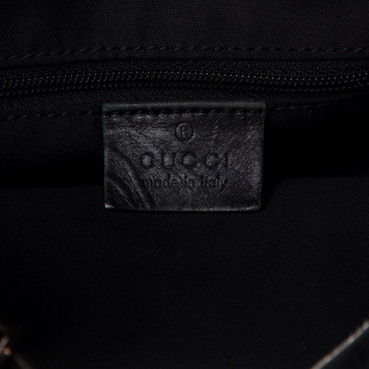 Gucci Nylon Monogram Hobo Black 6 of 10