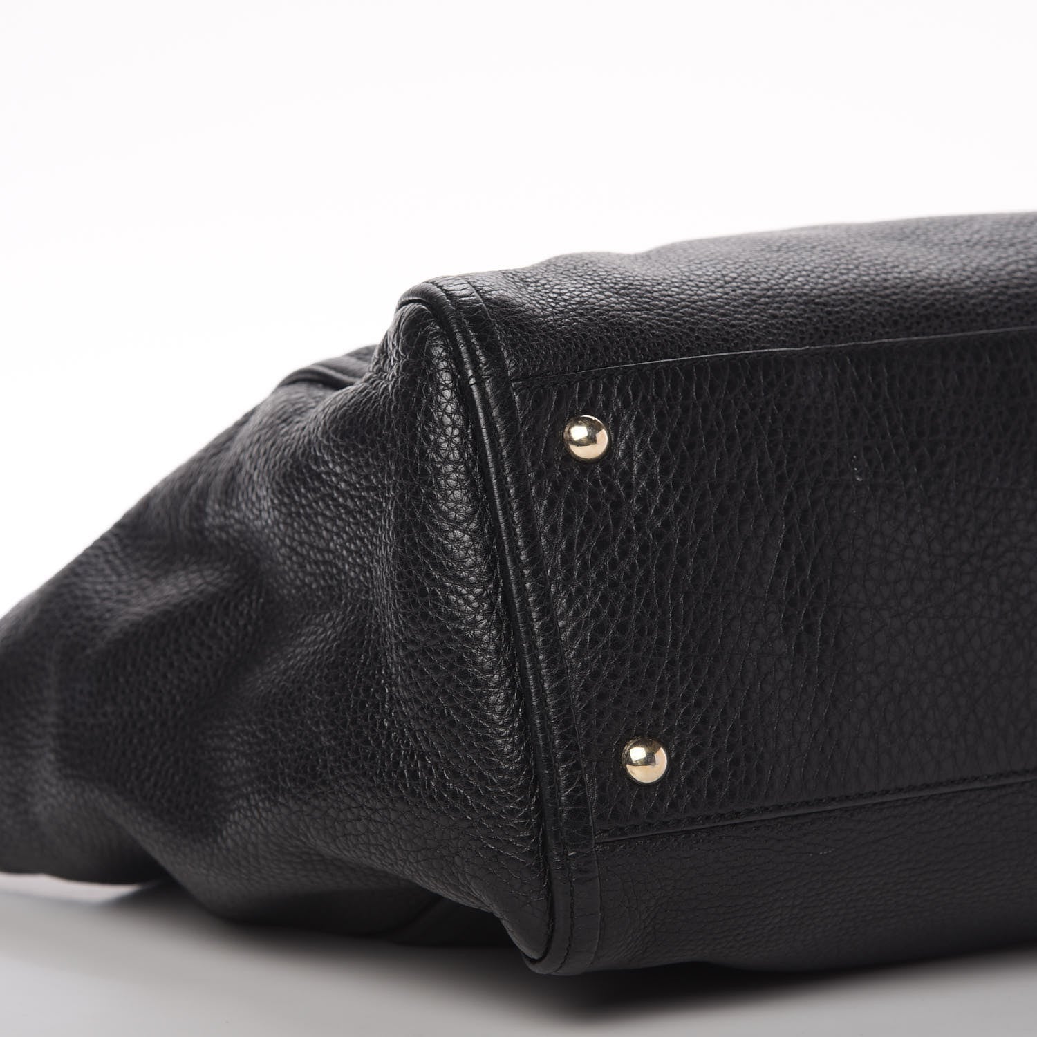 Gucci Pebbled Calfskin Medium Soho Shoulder Bag Black 6 of 10