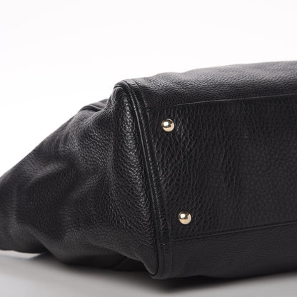 Gucci Pebbled Calfskin Medium Soho Shoulder Bag Black 6 of 10