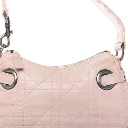 Christian Dior Lambskin Cannage Small Hobo Light Pink 17 of 21