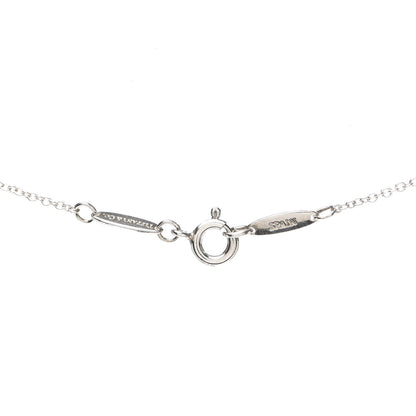 Tiffany Sterling Silver 11mm Elsa Peretti Open Heart Pendant Necklace 5 of 6