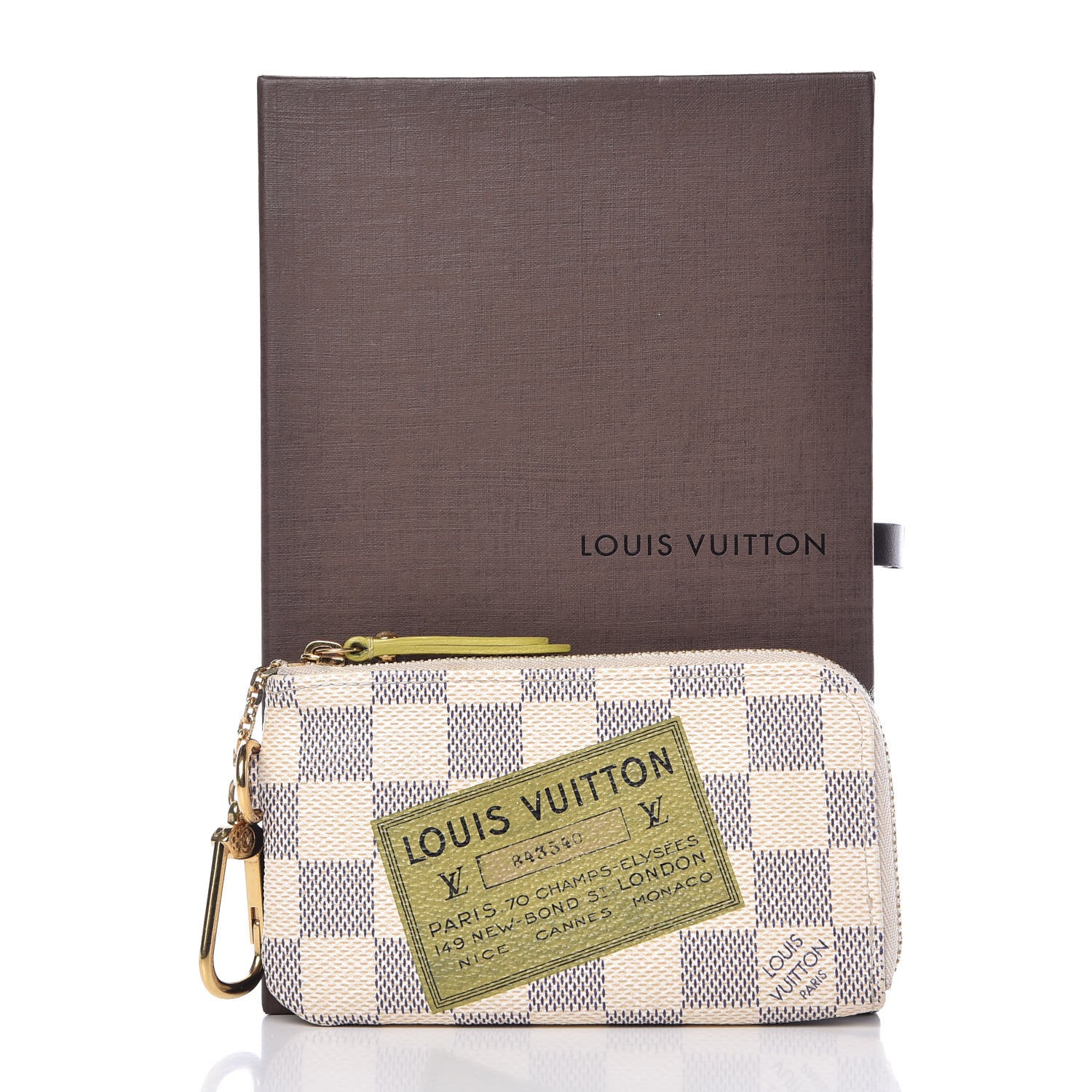 Louis Vuitton Damier Azur Complice Trunks and Bags Key Pouch 7 of 7