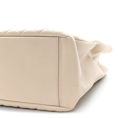 Chanel Caviar Quilted Grand Shopping Tote GST Beige 10 of 10