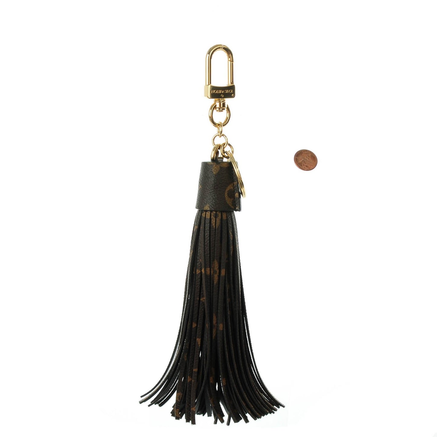 Monogram Tassel Bag Charm
