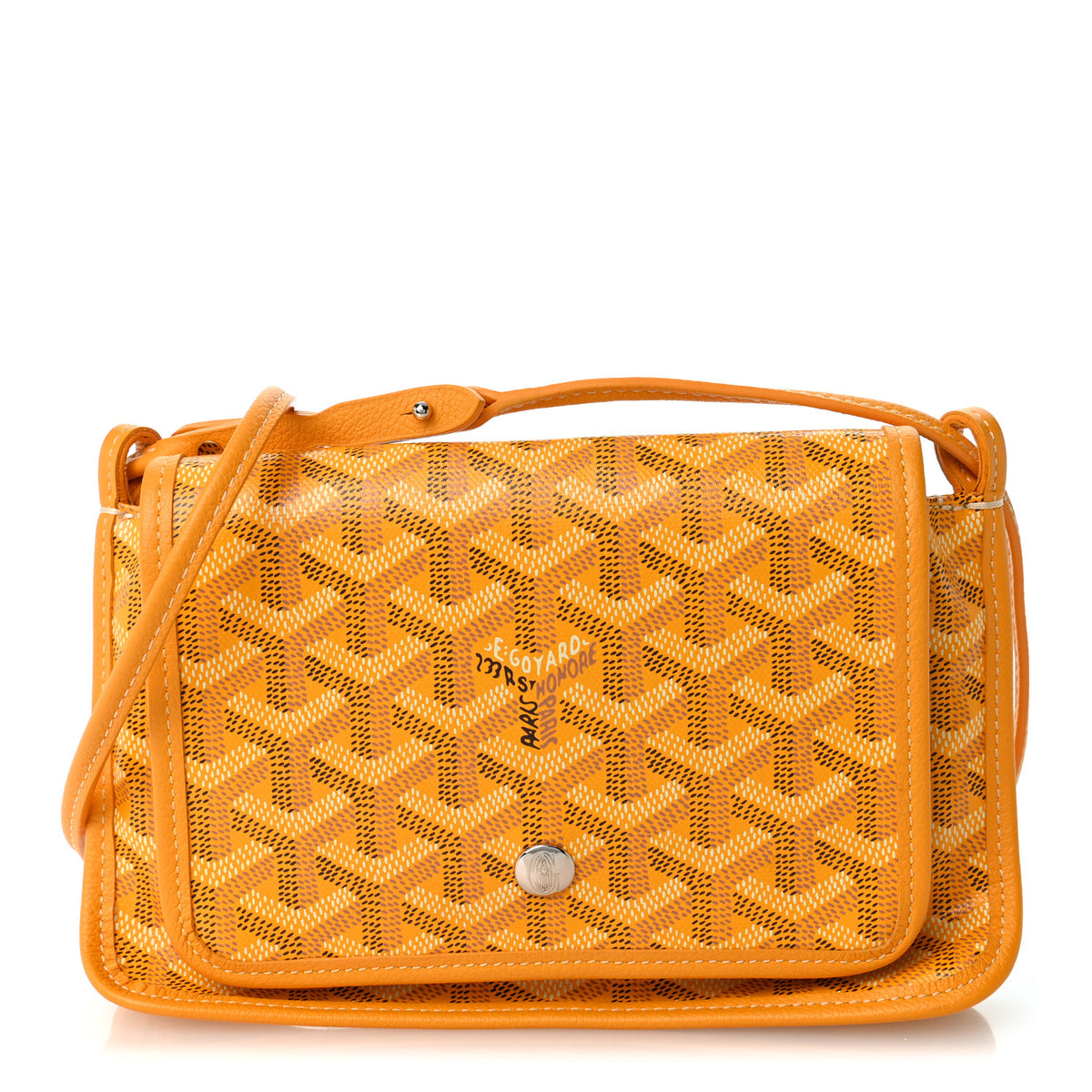 Goyardine Plumet Wallet Clutch Yellow