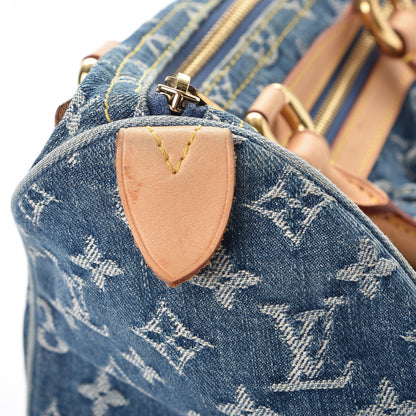 Louis Vuitton Monogram Denim Neo Speedy Blue 16 of 19