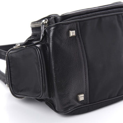 Prada Tessuto Nylon Soft Calf Tote Black 6 of 11
