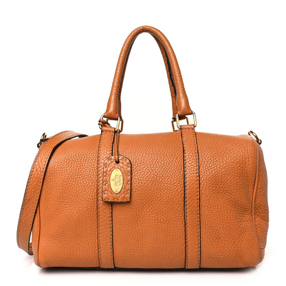 Fendi Cuoio Romano Selleria Boston Duffle Miele 1 of 11