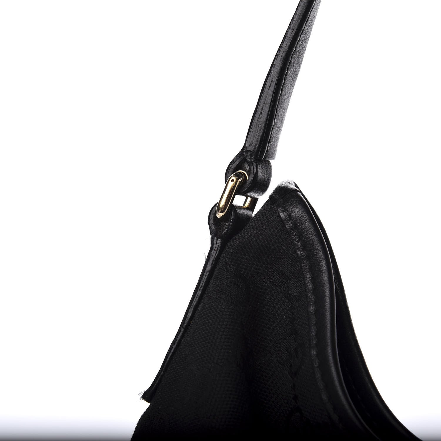 Gucci Monogram Medium New Britt Hobo Black 12 of 13