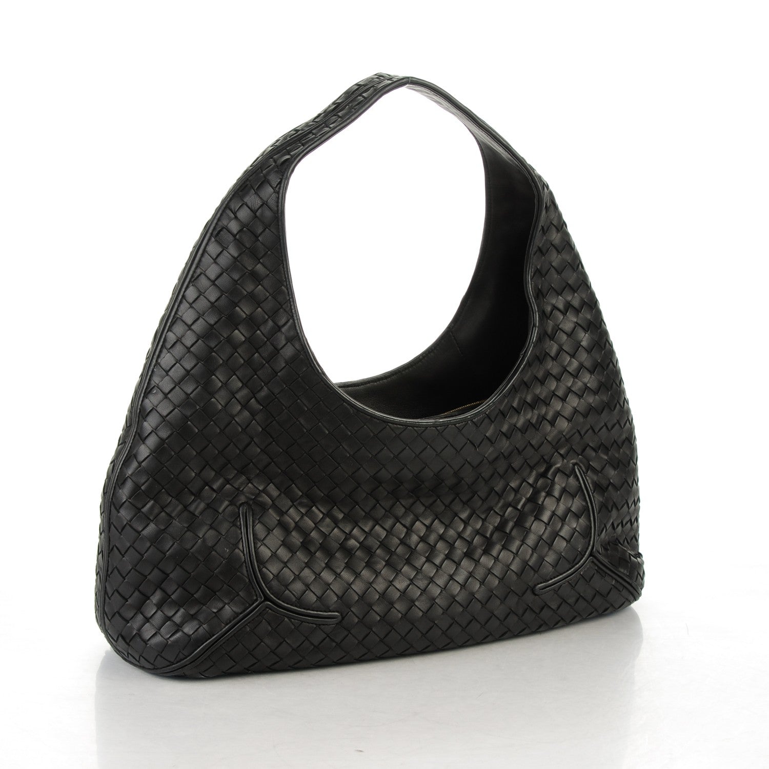 Bottega Veneta Nappa Intrecciato Ball Hobo Nero Black 3 of 8