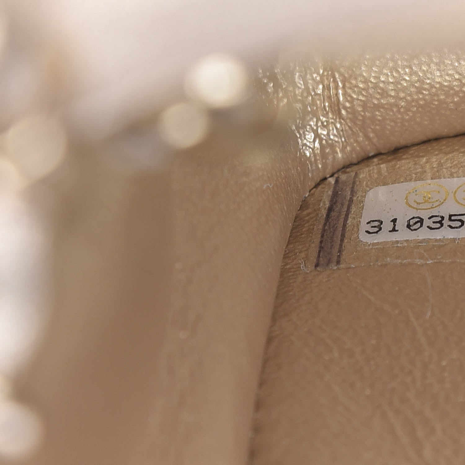 Chanel Metallic Lambskin Quilted Mini Square Flap Gold 9 of 9
