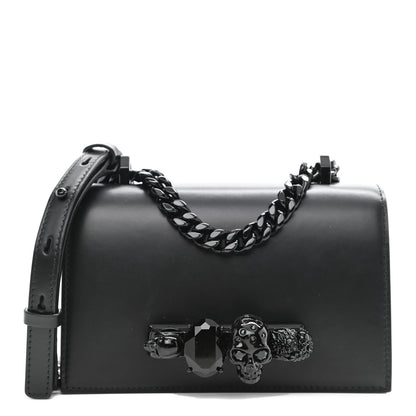 Alexander McQueen Calfskin Knuckle Crossbody Black 1 of 9
