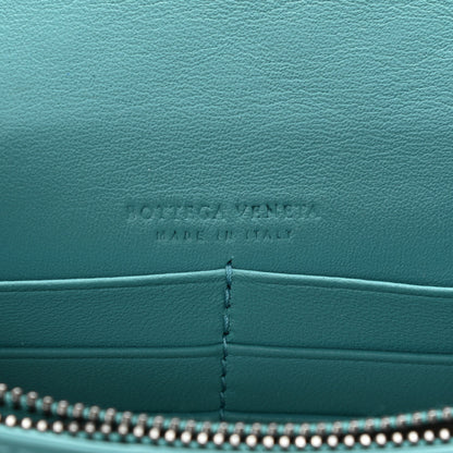 Bottega Veneta Velvet Ayers Intrecciato Butterfly Chain Wallet Linoleum 6 of 11