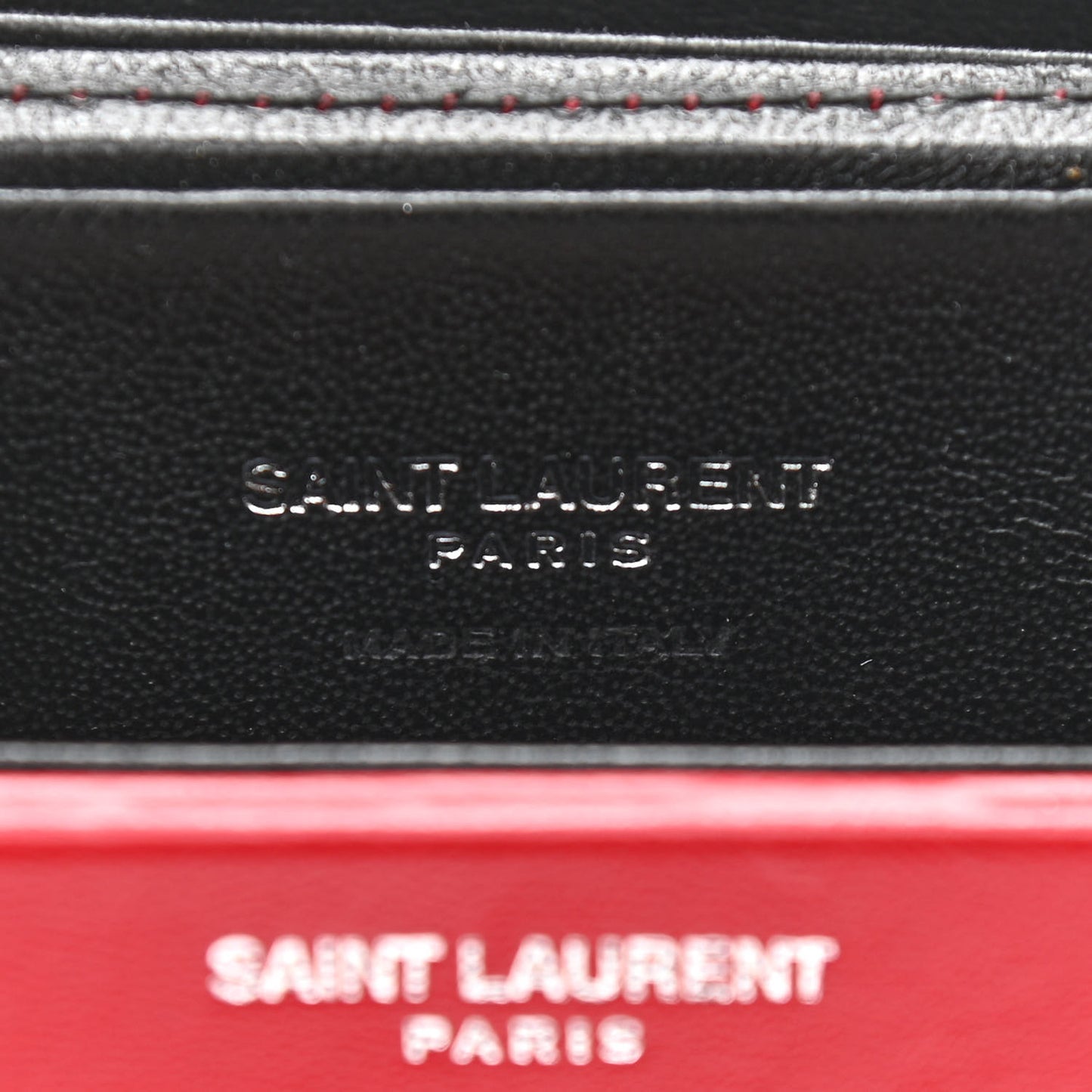 Lambskin Smoking Box Crossbody Rouge Eros