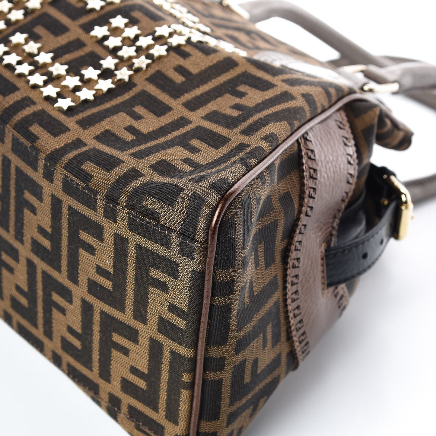 Zucca Star Embellished Bag De Jour Tobacco