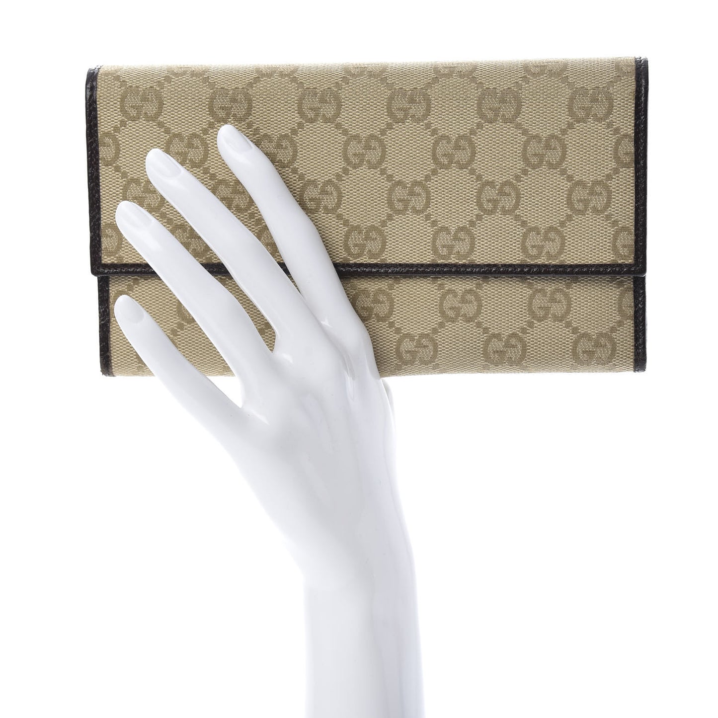 Monogram Continental Flap Wallet Brown