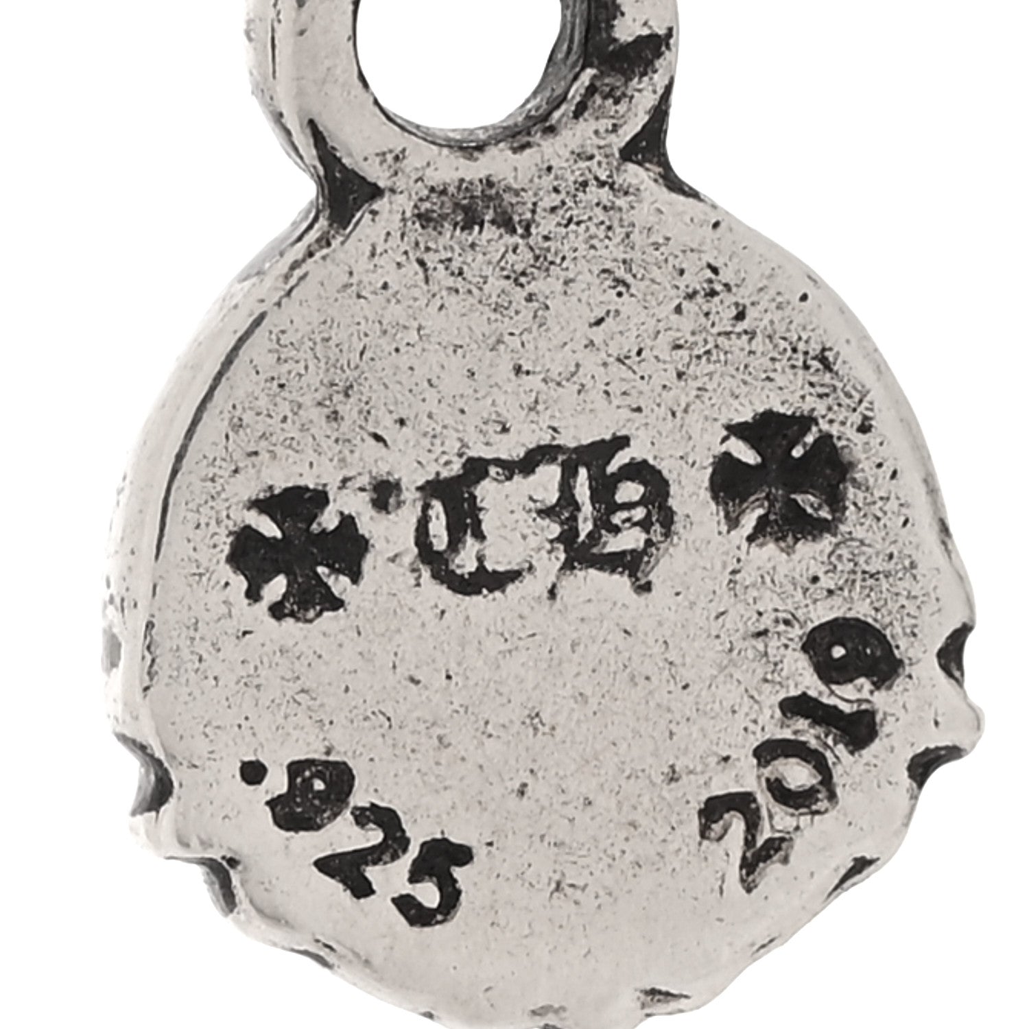 Chrome Hearts Sterling Silver Peace Charm Pendant 3 of 3