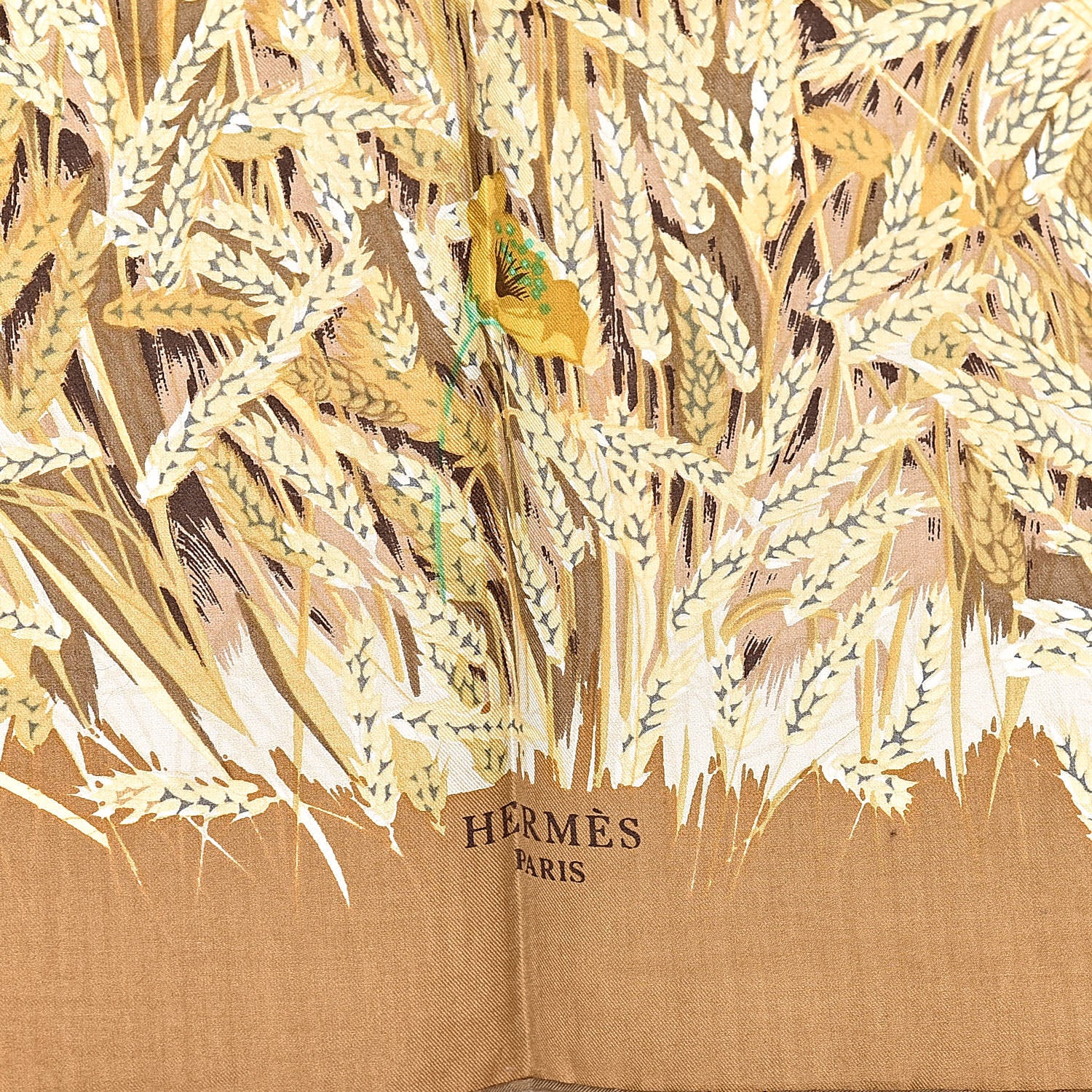 Hermes Cotton Les Bles Scarf 65 3 of 5